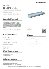 Embout lyonnais droit 250B18 à talon réf. 11008810