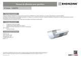 Element de dilatation pour gouttière réf. 11008705