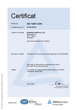 Certificat DIN EN ISO 14001