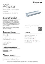 Embout gauche 333B14 à talon réf. 11008799