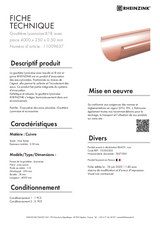 Gouttière lyonnaise