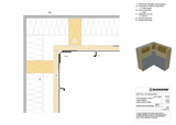 Bardage à joint angulaire - angle intérieur 