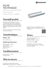 Embout lyonnais gauche 333B18 à talon réf. 11008807