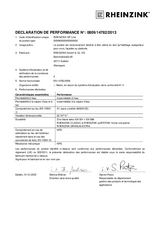 Déclaration de Performance SP-Line EN 14782
