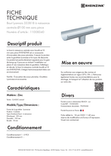 Bout lyonnais 333B18 à naissance centrale réf. 11008340