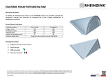 Chatière de ventilation pour toiture en zinc