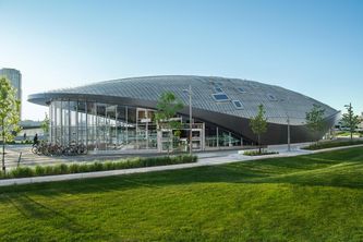 Toiture cintrée en zinc CLASSIC naturel