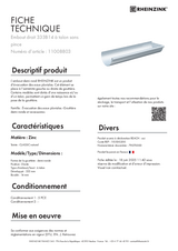 Embout droit 333B14 à talon réf. 11008803