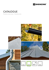 Catalogue produits et services - Gamme zinc
