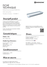 Embout lyonnais droit 333B18 à talon réf. 11008811