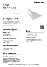 Patte d'oie pour couvre-joint 100 mm - 11010634