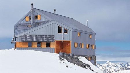 Couverture et façade en zinc du Chalet Cabane de Panossière