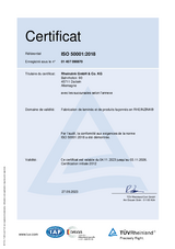 Certificat DIN EN ISO 50001