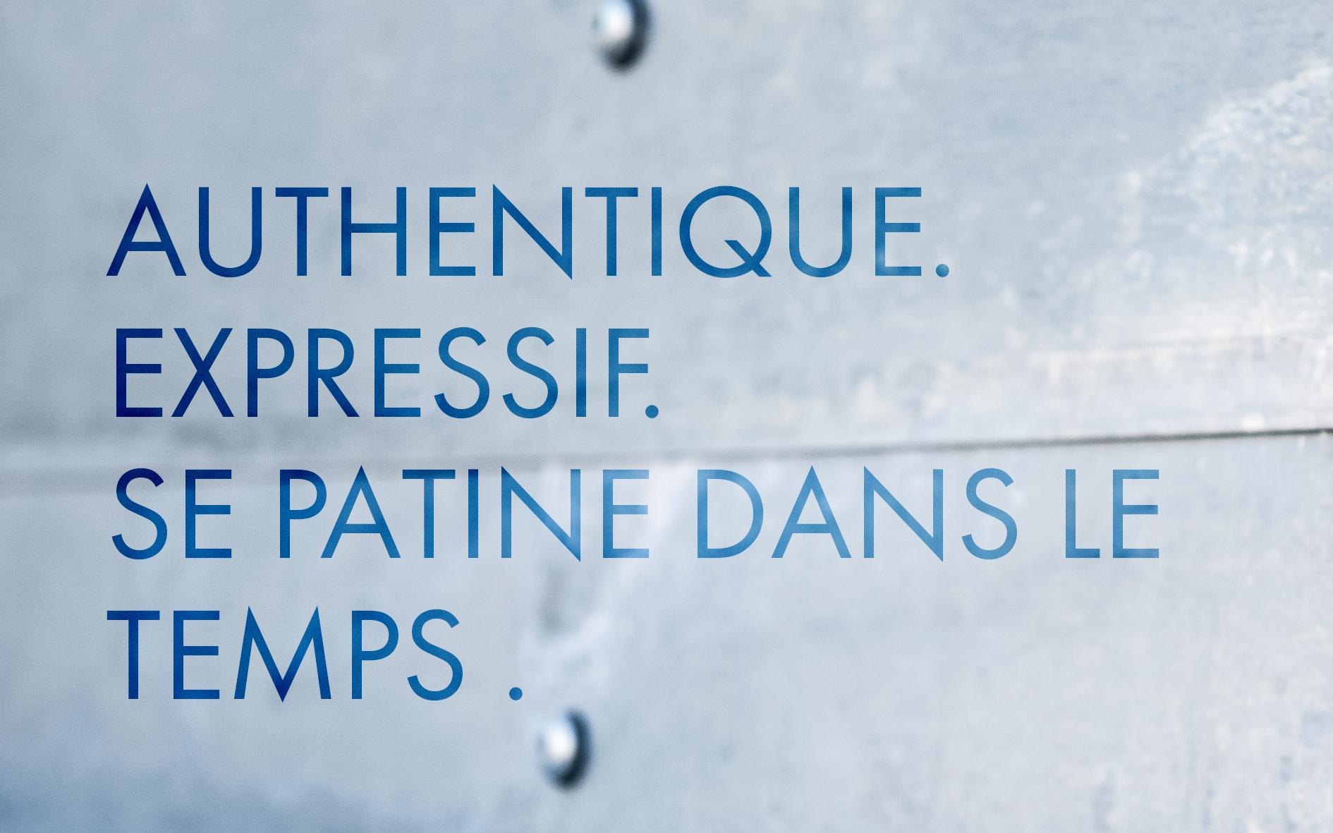 Mots clés Authentique Expressif Se patine dans le temps