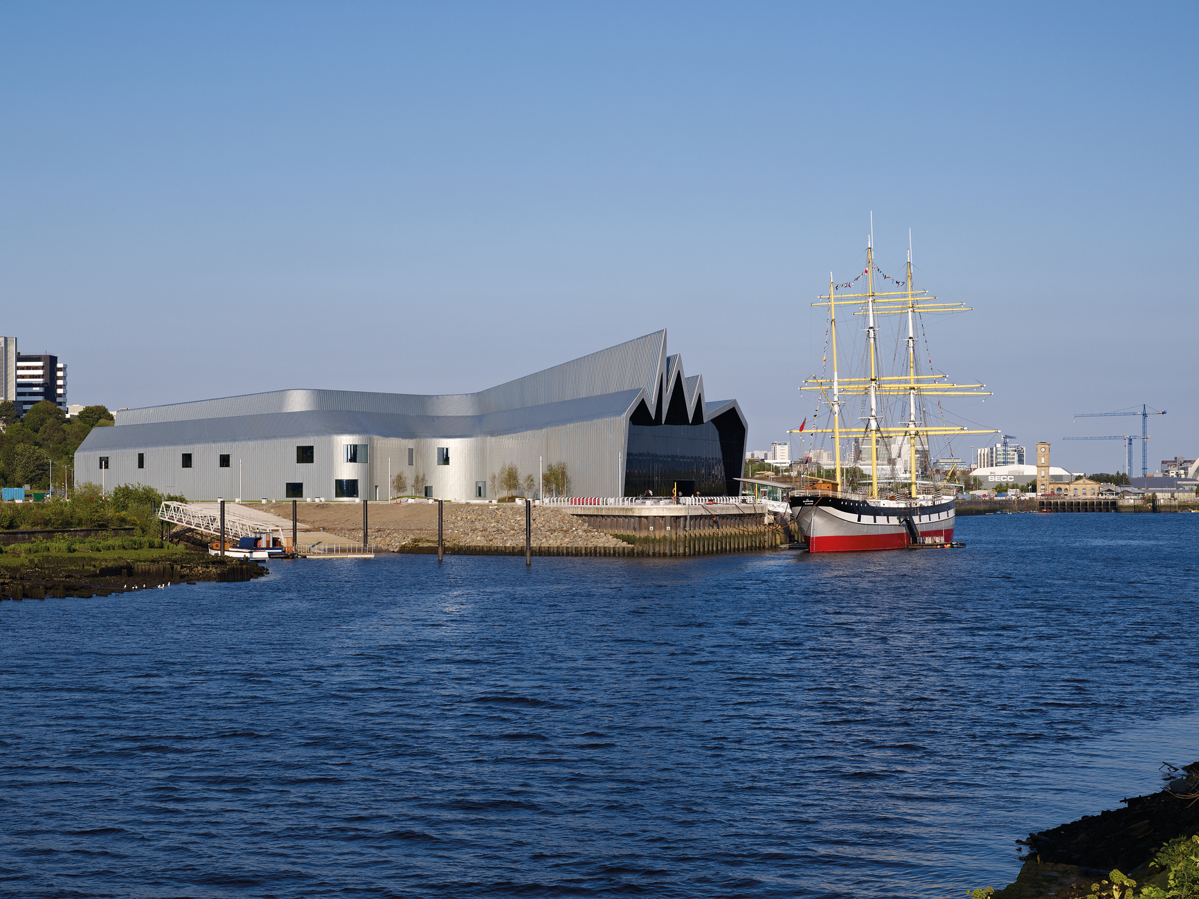 Projet Musée du transport de Glasgow en climat maritime